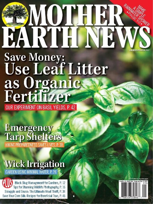 Title details for MOTHER EARTH NEWS by Ogden Publications, Inc. - Available